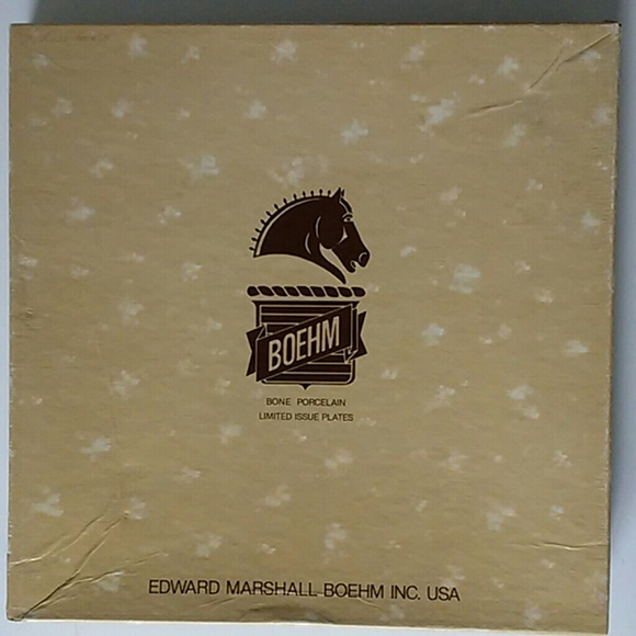 Edward Marshall Boehm Limited Edition Plate - Picture 5 of 5